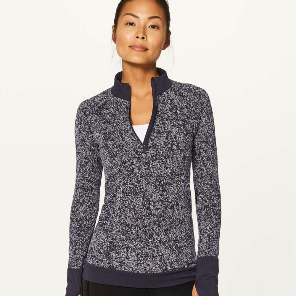 Lululemon rest less half zip size 6